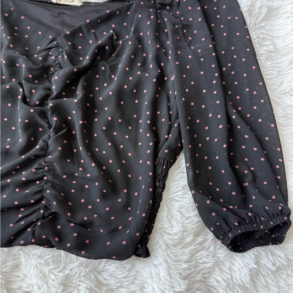 NWOT The General Good Ruched Blouse - Picture 8 of 9